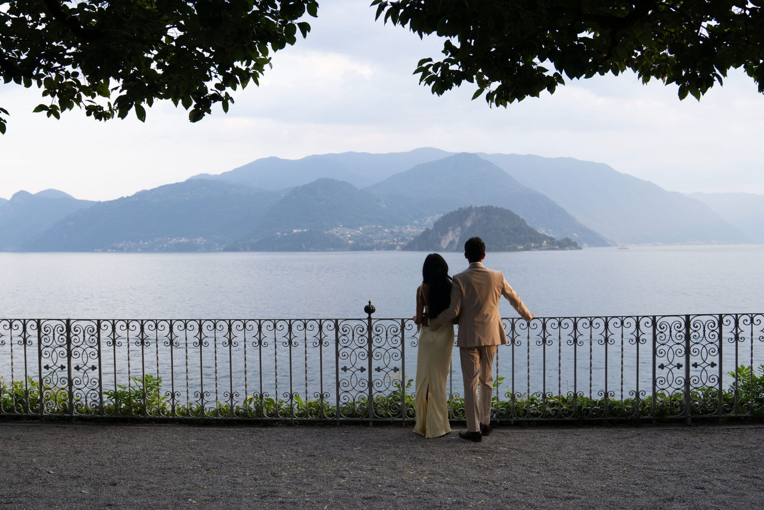 Luxury wedding proposal at Villa Monastero in Varenna